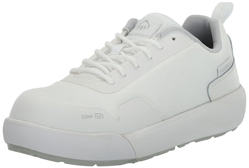 Wolverine DuraShocks Damenschuh Dart Knit mit Zehenkappe aus Verbundmaterial, Weiss/opulenter Garten, 38.5 EU von Wolverine