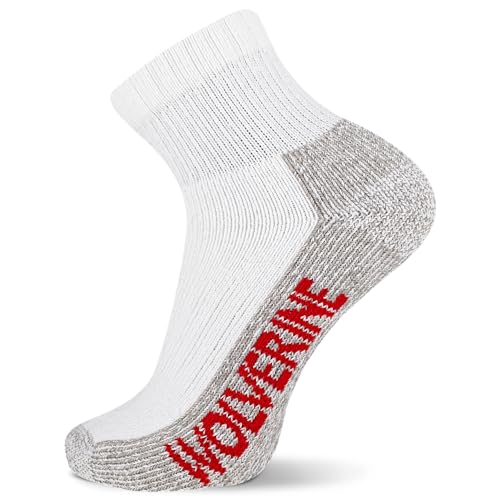 Wolverine Men's 2 Pack Steel Toe Cotton Quarter Sock von Wolverine