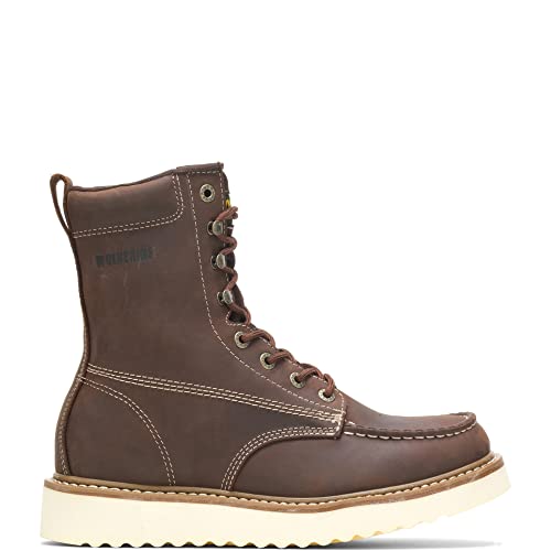 Wolverine Herren Lader Keilstiefel, Braun, 45 EU X-Weit von WOLVERINE