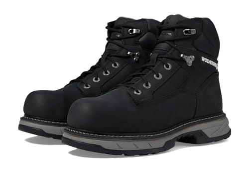 Wolverine Reforce Herren Industriestiefel, 15,2 cm, wasserdicht, mit Zehenkappe aus Verbundmaterial, Schwarz, Größe 41 Wolverine Reforce Herren Industriestiefel, 15,2 cm, wasserdicht, mit Zehenkappe aus Verbundmaterial, Schwarz, Größe 41 von Wolverine