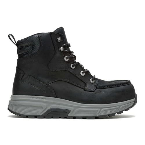 Wolverine Ride Performance Herren Stiefel mit Keilabsatz aus Verbundmaterial, wasserdicht, Schwarz, 8 X-Wide von Wolverine