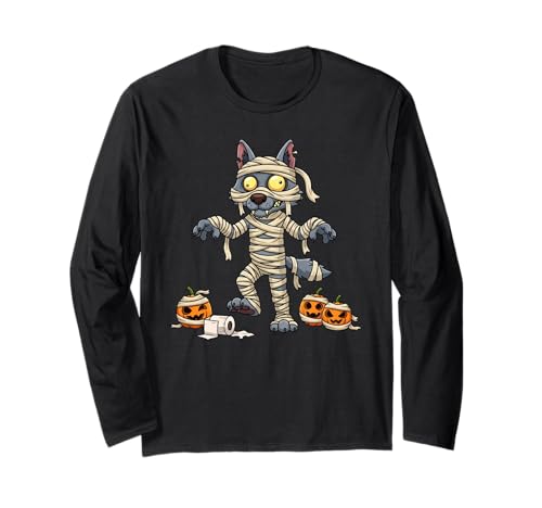 Lustiger Wolf Mama Kürbis Halloween Kinder Herren Damen Langarmshirt Lustiger Wolf Mama Kürbis Halloween Kinder Herren Damen Langarmshirt von Wolves Lovers Cute Halloween Outfits for Boy Girl
