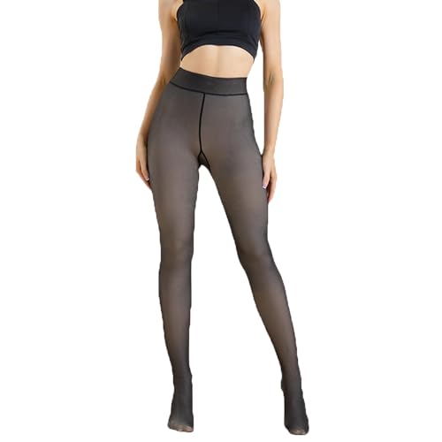 WomaKer Fleece gefütterte Strumpfhosen Frauen Transparente Fleece Strumpfhosen Winter Warm Transparent Schwarz Eng Damen Leggings Thermo Fake Transluzent Strumpfhosen WomaKer Fleece gefütterte Strumpfhosen Frauen Transparente Fleece Strumpfhosen Winter Warm Transparent Schwarz Eng Damen Leggings Thermo Fake Transluzent Strumpfhosen von WomaKer