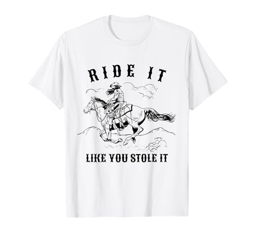 Damen Reitshirt Vintage Cowgirl Texas Ranch T-Shirt Damen Reitshirt Vintage Cowgirl Texas Ranch T-Shirt von Woman Horse Riding Apparel