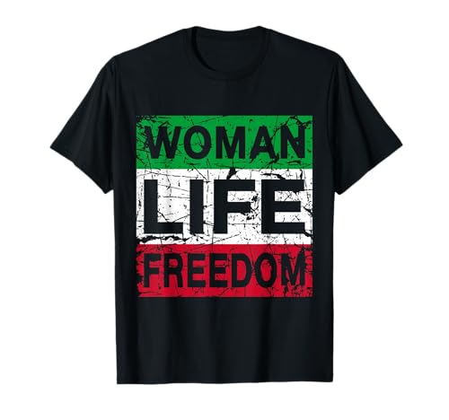 FRAUEN LEBEN FREIHEIT IRAN STEIGEN MIT DER FRAU Unterstützung Frau T-Shirt FRAUEN LEBEN FREIHEIT IRAN STEIGEN MIT DER FRAU Unterstützung Frau T-Shirt von WOMAN LIFE FREEDOM IRAN