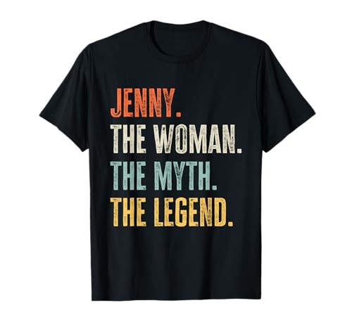 Jenny The Best, Woman Myth Legend, Lustiger bester Name Jenny T-Shirt Jenny The Best, Woman Myth Legend, Lustiger bester Name Jenny T-Shirt von Woman Myth Legend Jenny Quote