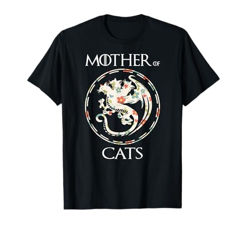 Mother Of Cats T-Shirt für Damen, lustige Blumen, Katzenliebhaber T-Shirt Mother Of Cats T-Shirt für Damen, lustige Blumen, Katzenliebhaber T-Shirt von Women Flowers Cats Lovers T-Shirts