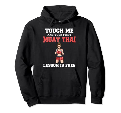 Lustige Muay Thai Lektion - Thai Boxen Kickboxen GIrl Pullover Hoodie Lustige Muay Thai Lektion - Thai Boxen Kickboxen GIrl Pullover Hoodie von Women Girl Muay Thai T-Shirts, Hoodies & Geschenke