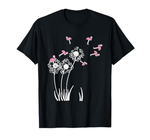 Löwenzahn Flamingo Damen Melanin Flamingo T-Shirt Löwenzahn Flamingo Damen Melanin Flamingo T-Shirt von Women Girls Irish Flamingo Gift