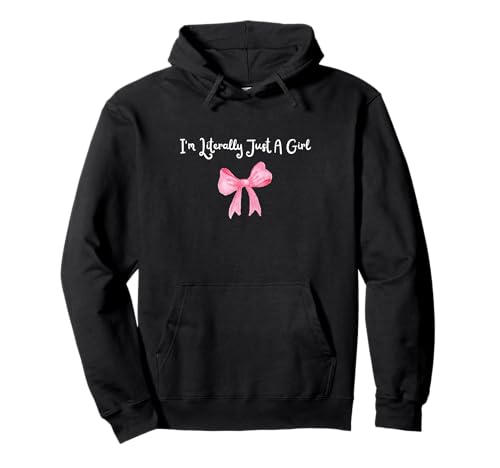 I'm Literally Just a Girl Sad Hamster Meme Pullover Hoodie I'm Literally Just a Girl Sad Hamster Meme Pullover Hoodie von Women Girls Just A Girl Meme With Pink Ribbon