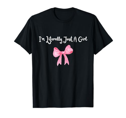 I'm Literally Just a Girl Sad Hamster Meme T-Shirt I'm Literally Just a Girl Sad Hamster Meme T-Shirt von Women Girls Just A Girl Meme With Pink Ribbon