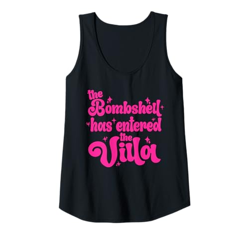 Damen Bombshell Has Entered The Villa Funny Lover Dating Valentine Tank Top von Women Humor Island Vibe Vacation Holiday Summer