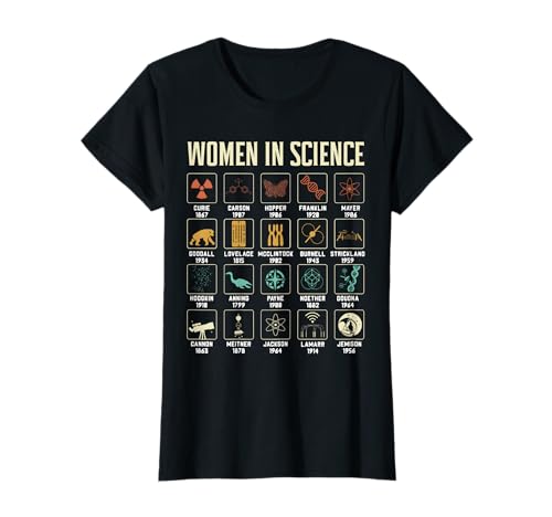 Women In Science Design Biologie Chemie Student Teacher T-Shirt Women In Science Design Biologie Chemie Student Teacher T-Shirt von Women In Science Design