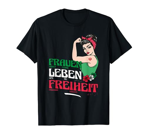 Women Life Freedom, Femme Vie Liberté, Frauen Leben Freiheit T-Shirt von Women Life Freedom & Femme, Vie Liberté