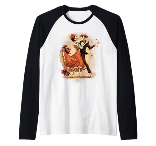 Sugar Skull Damen Herren Dia De Muertos Catrina Day of The Dead Raglan Sugar Skull Damen Herren Dia De Muertos Catrina Day of The Dead Raglan von Women Men Dia De Muertos Catrina Day Of The Dead