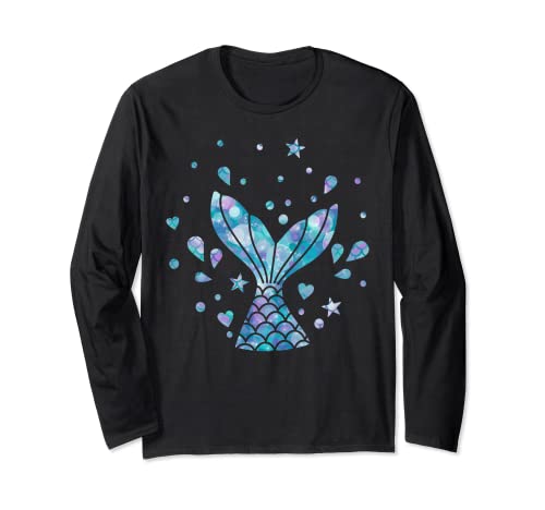 Mermaid Scales Shirt,Girl Mermaid T Shirts for Women,Mermaid Langarmshirt Mermaid Scales Shirt,Girl Mermaid T Shirts for Women,Mermaid Langarmshirt von Women Mermaid TShirt for Girls,Kids Mermaid Shirts