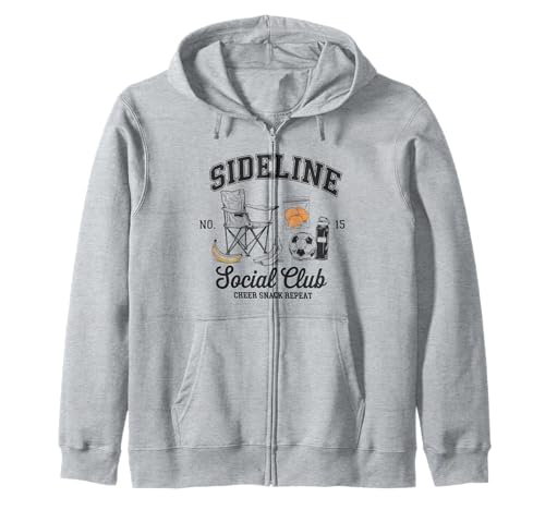 Women Sideline Social Club T -Shirt Soccer Mom Game Day Kapuzenjacke von Women SideLine Social Club T -Shirt Soccer Mom