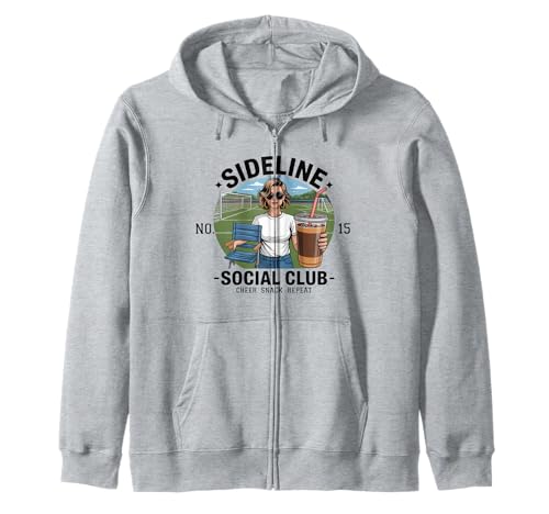 Women Sideline Social Club T -Shirt Soccer Mom Game Day Kapuzenjacke Women Sideline Social Club T -Shirt Soccer Mom Game Day Kapuzenjacke von Women SideLine Social Club T -Shirt Soccer Mom