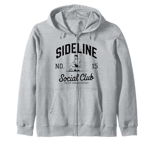 Women Sideline Social Club T -Shirt Soccer Mom Game Day Kapuzenjacke von Women SideLine Social Club T -Shirt Soccer Mom