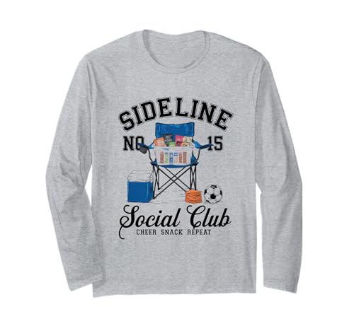 Women Sideline Social Club T -Shirt Soccer Mom Game Day Langarmshirt Women Sideline Social Club T -Shirt Soccer Mom Game Day Langarmshirt von Women SideLine Social Club T -Shirt Soccer Mom