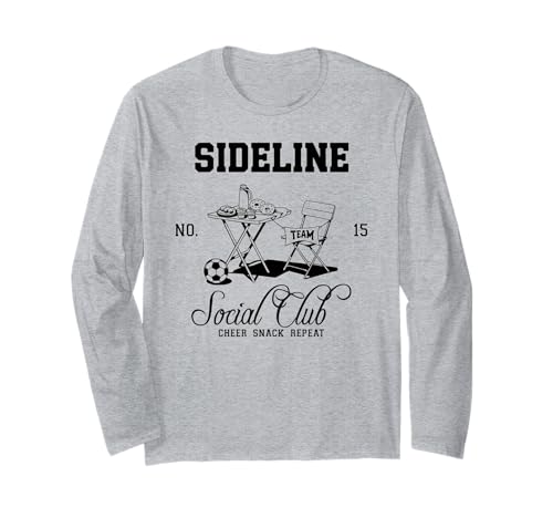 Women Sideline Social Club T -Shirt Soccer Mom Game Day Langarmshirt Women Sideline Social Club T -Shirt Soccer Mom Game Day Langarmshirt von Women SideLine Social Club T -Shirt Soccer Mom
