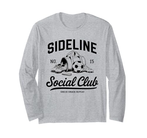 Women Sideline Social Club T -Shirt Soccer Mom Game Day Langarmshirt Women Sideline Social Club T -Shirt Soccer Mom Game Day Langarmshirt von Women SideLine Social Club T -Shirt Soccer Mom