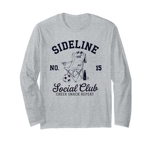 Women Sideline Social Club T -Shirt Soccer Mom Game Day Langarmshirt Women Sideline Social Club T -Shirt Soccer Mom Game Day Langarmshirt von Women SideLine Social Club T -Shirt Soccer Mom