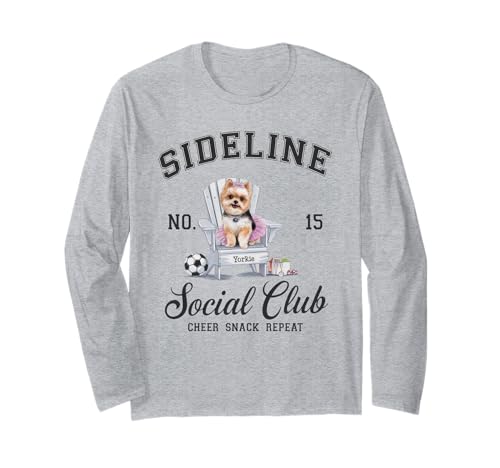 Women Sideline Social Club T -Shirt Soccer Mom Game Day Langarmshirt von Women SideLine Social Club T -Shirt Soccer Mom