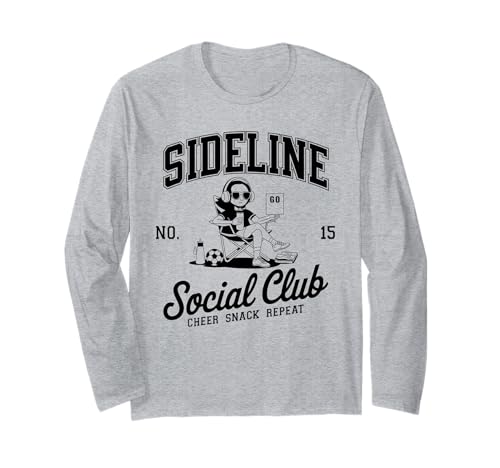 Women Sideline Social Club T -Shirt Soccer Mom Game Day Langarmshirt Women Sideline Social Club T -Shirt Soccer Mom Game Day Langarmshirt von Women SideLine Social Club T -Shirt Soccer Mom