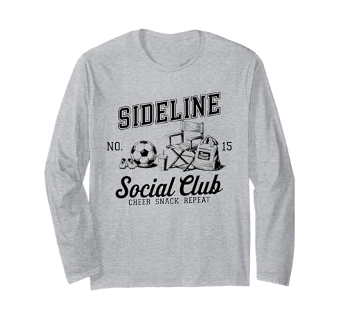 Women Sideline Social Club T -Shirt Soccer Mom Game Day Langarmshirt Women Sideline Social Club T -Shirt Soccer Mom Game Day Langarmshirt von Women SideLine Social Club T -Shirt Soccer Mom