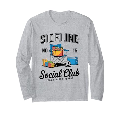 Women Sideline Social Club T -Shirt Soccer Mom Game Day Langarmshirt Women Sideline Social Club T -Shirt Soccer Mom Game Day Langarmshirt von Women SideLine Social Club T -Shirt Soccer Mom