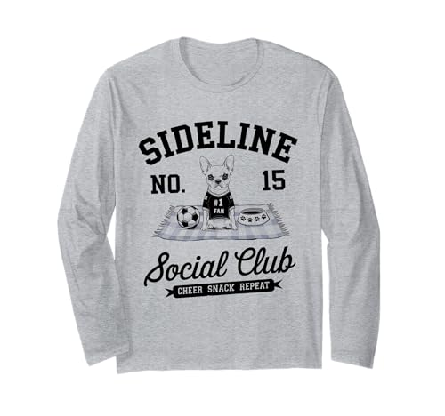 Women Sideline Social Club T -Shirt Soccer Mom Game Day Langarmshirt von Women SideLine Social Club T -Shirt Soccer Mom