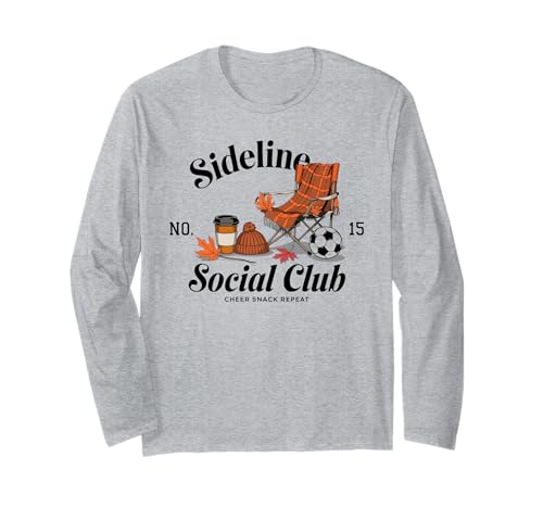 Women Sideline Social Club T -Shirt Soccer Mom Game Day Langarmshirt Women Sideline Social Club T -Shirt Soccer Mom Game Day Langarmshirt von Women SideLine Social Club T -Shirt Soccer Mom