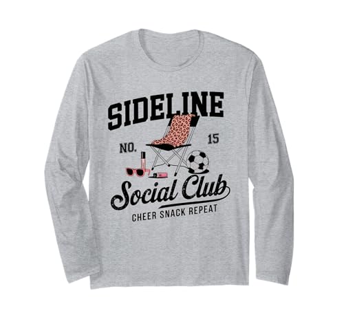 Women Sideline Social Club T -Shirt Soccer Mom Game Day Langarmshirt Women Sideline Social Club T -Shirt Soccer Mom Game Day Langarmshirt von Women SideLine Social Club T -Shirt Soccer Mom
