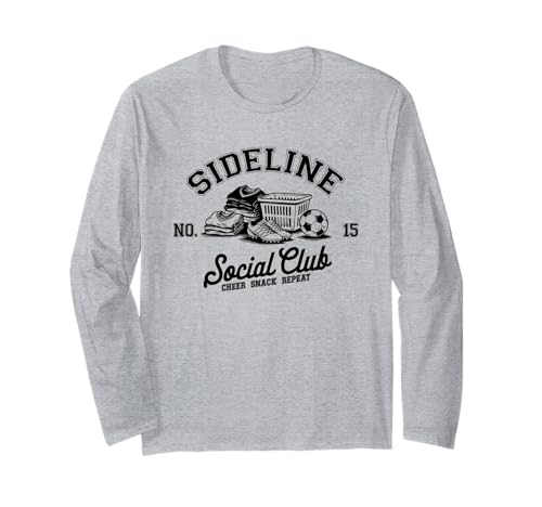 Women Sideline Social Club T -Shirt Soccer Mom Game Day Langarmshirt Women Sideline Social Club T -Shirt Soccer Mom Game Day Langarmshirt von Women SideLine Social Club T -Shirt Soccer Mom