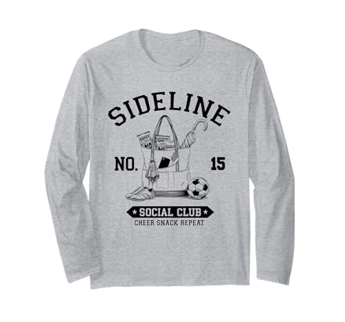 Women Sideline Social Club T -Shirt Soccer Mom Game Day Langarmshirt Women Sideline Social Club T -Shirt Soccer Mom Game Day Langarmshirt von Women SideLine Social Club T -Shirt Soccer Mom