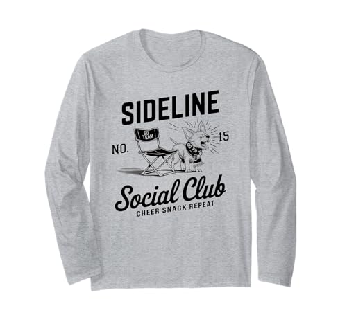 Women Sideline Social Club T -Shirt Soccer Mom Game Day Langarmshirt von Women SideLine Social Club T -Shirt Soccer Mom