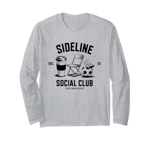 Women Sideline Social Club T -Shirt Soccer Mom Game Day Langarmshirt Women Sideline Social Club T -Shirt Soccer Mom Game Day Langarmshirt von Women SideLine Social Club T -Shirt Soccer Mom