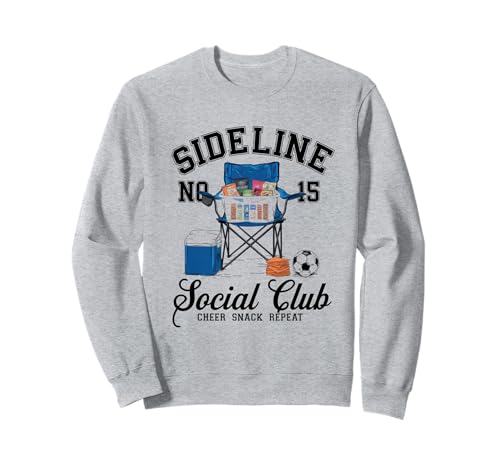 Women Sideline Social Club T -Shirt Soccer Mom Game Day Sweatshirt von Women SideLine Social Club T -Shirt Soccer Mom