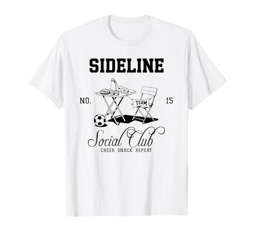 Women Sideline Social Club T -Shirt Soccer Mom Game Day T-Shirt Women Sideline Social Club T -Shirt Soccer Mom Game Day T-Shirt von Women SideLine Social Club T -Shirt Soccer Mom