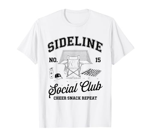 Women Sideline Social Club T -Shirt Soccer Mom Game Day T-Shirt Women Sideline Social Club T -Shirt Soccer Mom Game Day T-Shirt von Women SideLine Social Club T -Shirt Soccer Mom
