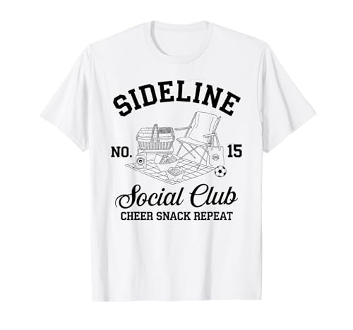 Women Sideline Social Club T -Shirt Soccer Mom Game Day T-Shirt Women Sideline Social Club T -Shirt Soccer Mom Game Day T-Shirt von Women SideLine Social Club T -Shirt Soccer Mom