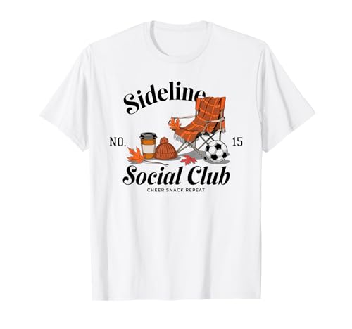 Women Sideline Social Club T -Shirt Soccer Mom Game Day T-Shirt Women Sideline Social Club T -Shirt Soccer Mom Game Day T-Shirt von Women SideLine Social Club T -Shirt Soccer Mom