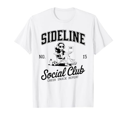 Women Sideline Social Club T -Shirt Soccer Mom Game Day T-Shirt Women Sideline Social Club T -Shirt Soccer Mom Game Day T-Shirt von Women SideLine Social Club T -Shirt Soccer Mom