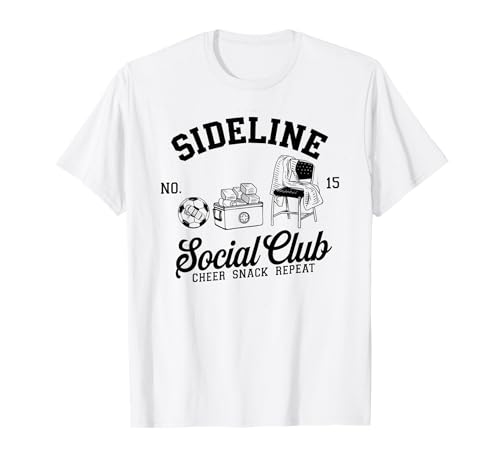 Women Sideline Social Club T -Shirt Soccer Mom Game Day T-Shirt Women Sideline Social Club T -Shirt Soccer Mom Game Day T-Shirt von Women SideLine Social Club T -Shirt Soccer Mom