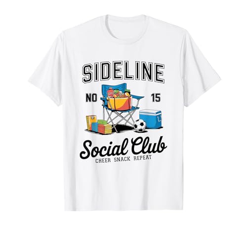 Women Sideline Social Club T -Shirt Soccer Mom Game Day T-Shirt Women Sideline Social Club T -Shirt Soccer Mom Game Day T-Shirt von Women SideLine Social Club T -Shirt Soccer Mom