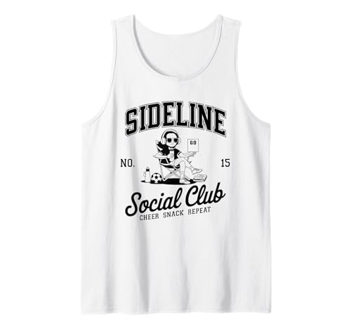 Women Sideline Social Club T -Shirt Soccer Mom Game Day Tank Top von Women SideLine Social Club T -Shirt Soccer Mom