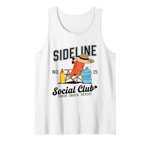 Women Sideline Social Club T -Shirt Soccer Mom Game Day Tank Top von Women SideLine Social Club T -Shirt Soccer Mom