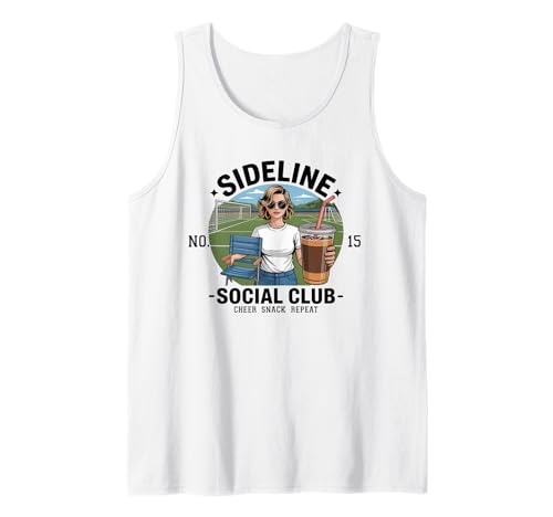 Women Sideline Social Club T -Shirt Soccer Mom Game Day Tank Top Women Sideline Social Club T -Shirt Soccer Mom Game Day Tank Top von Women SideLine Social Club T -Shirt Soccer Mom