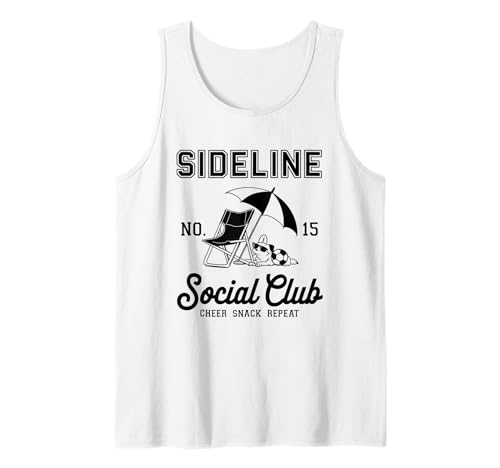 Women Sideline Social Club T -Shirt Soccer Mom Game Day Tank Top von Women SideLine Social Club T -Shirt Soccer Mom